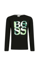 Longsleeve | Regular Fit BOSS Kidswear 	negru	